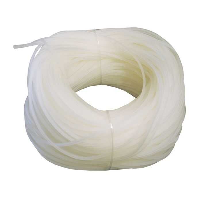 Szúnyogháló tömítés, Gumi, 4,2 mm x 10 m, Átlátszó