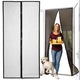 Plasa Magnetica Tantari Zenino - Pentru Usa, 220x100cm, Dimensiune Ajustabila 220x210x200, 100x90x80, Prindere Velcro, Negru