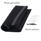 Plasa Magnetica Tantari Zenino - Pentru Usa, 220x100cm, Dimensiune Ajustabila 220x210x200, 100x90x80, Prindere Velcro, Negru