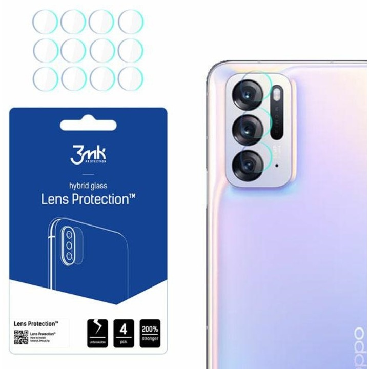 Протектор 3MK Lens Protect, за камера за Oppo Find N 5G, 4 броя