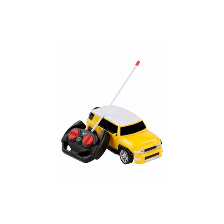 Masina cu radiocomanda scara 1:20, galben, 20 cm