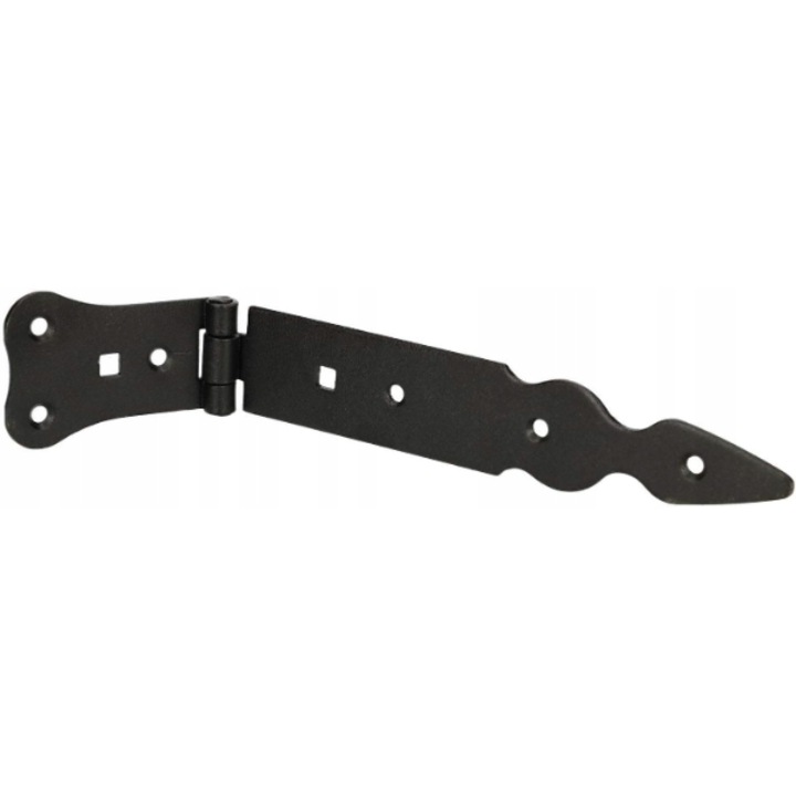 Декоративна панта Kotarbau, Тясна, 200 мм, Стомана, Черен