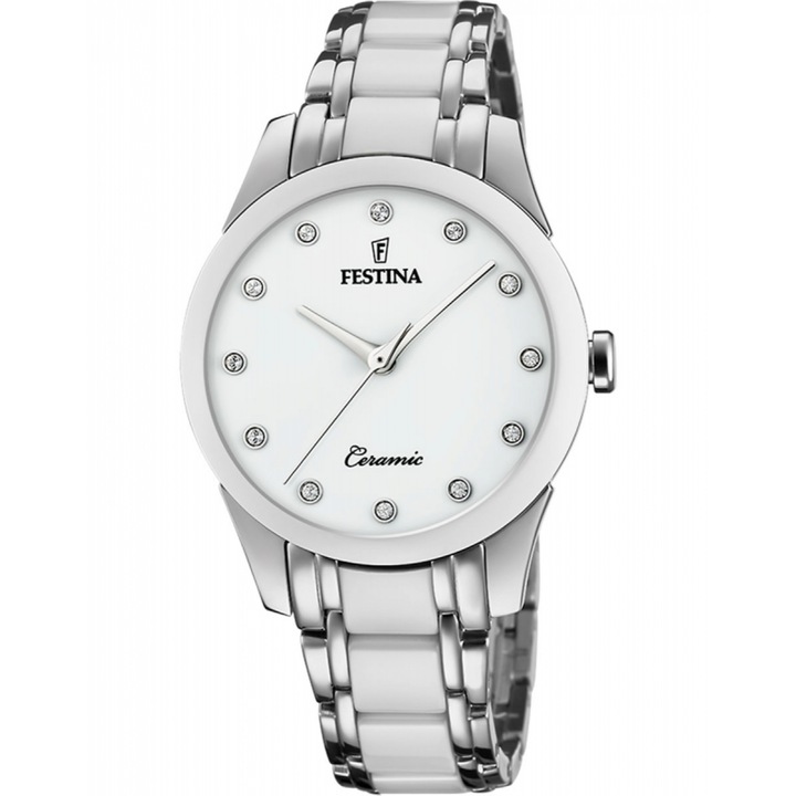 Дамски часовник Festina, Ceramic cu Cristale Swarovski, F20499/1