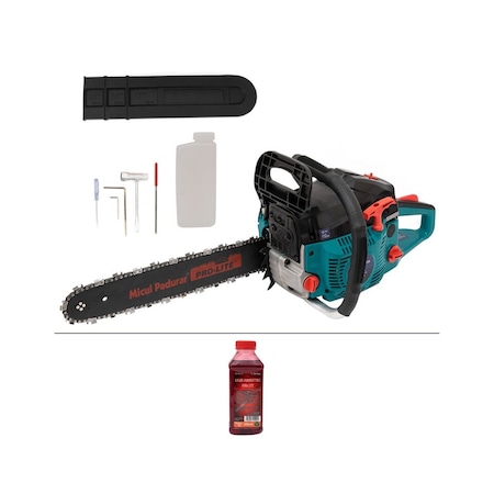 Pachet Promo 2019 Motofierastrau (drujba) Micul Padurar 5200 + Ulei amestec cadou, 3 CP, lungime lama 40 cm