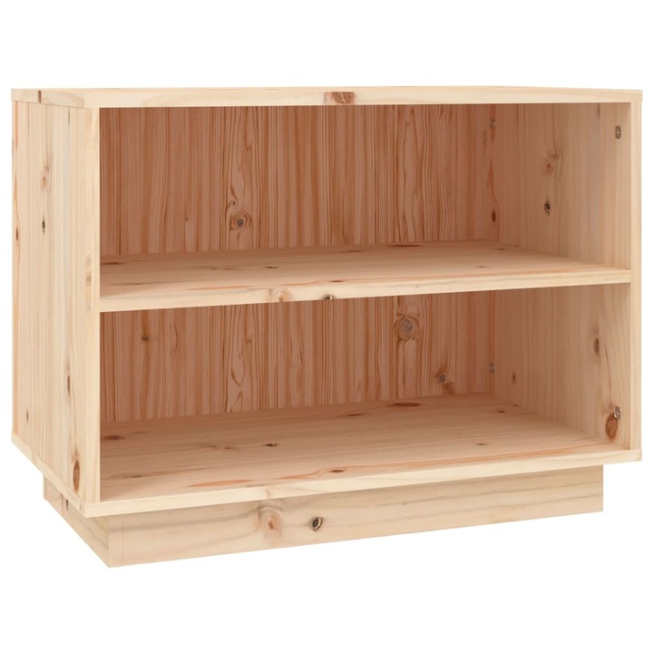 vidaXL tömör fenyőfa cipősszekrény 60 x 34 x 45 cm 813545