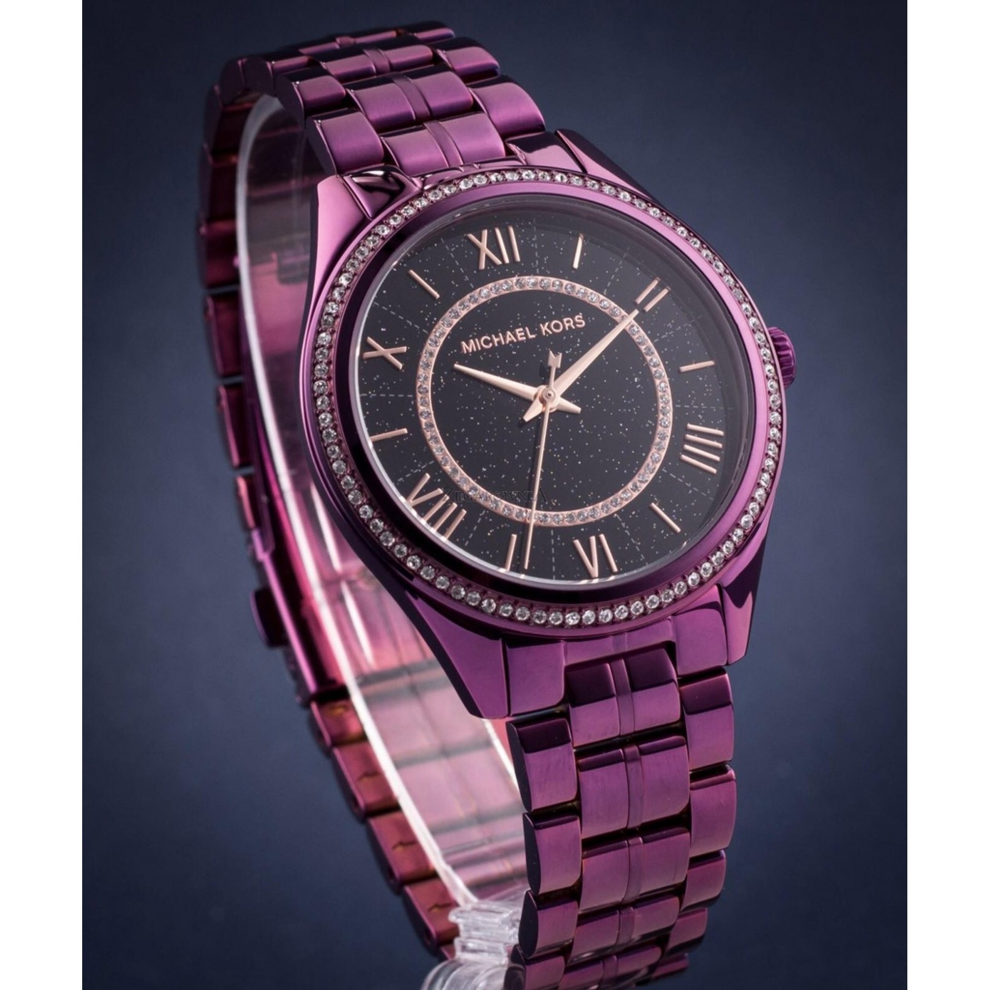 Дамски часовник Michael Kors, неръждаема стомана, Violet, аналогов