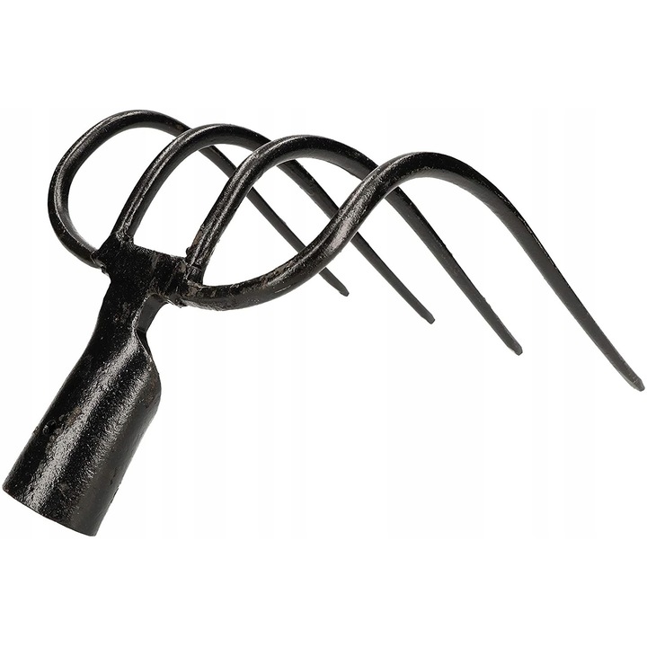 Villavég 4 fogas, Kotarbau, Acél, 230 mm, Fekete