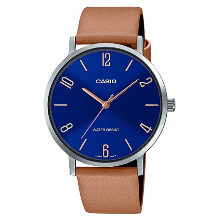 Мъжки часовник Casio, Collection MTP-VT, MTP-VT01L-2B2