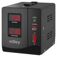 Stabilizator de tensiune nJoy Alvis 1000, 1000VA/600W, LCD Display
