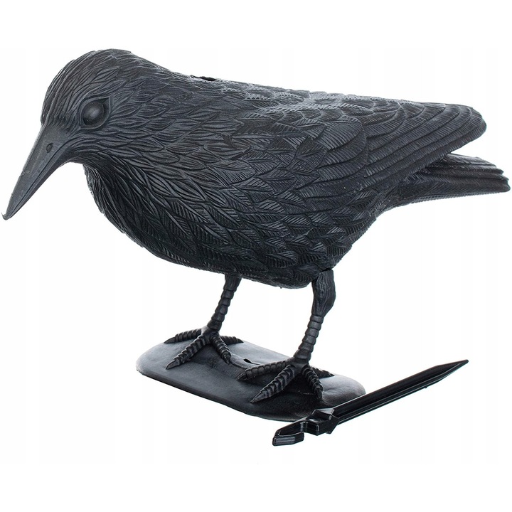 Sperietoare corb, Zola, pentru porumbei, neagra, 33x20 cm