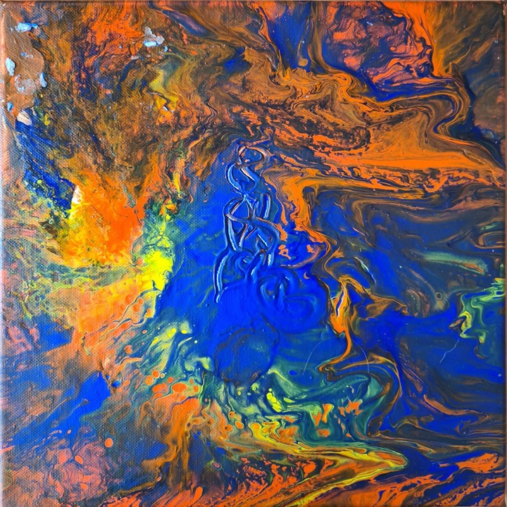 Tablou feng shui ce redeschide capacitatea de a primi abundenta, fericirea, armonia in viata noastra Acrylic/canvas 30x30 cm