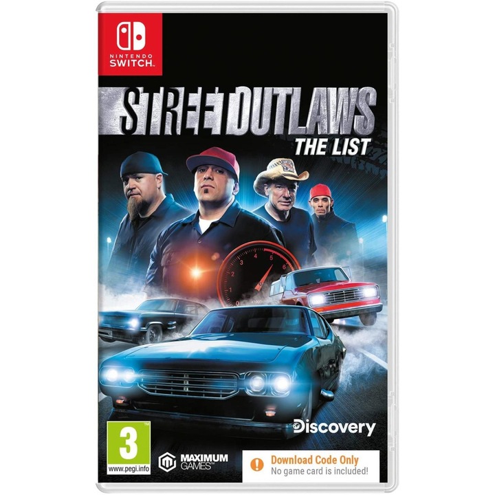 Joc Street Outlaws: The List Code in a box pentru Nintendo Switch