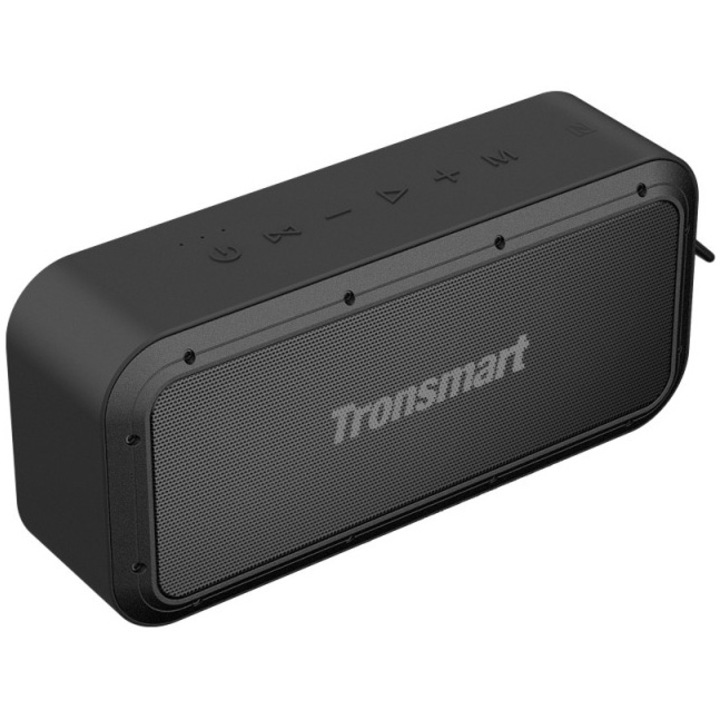 Tronsmart Force Pro hordozható hangszóró, Bluetooth, IPX7 vízálló, 60W, fekete