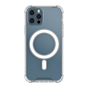 Husa Clear Magnetic compatibila cu MagSafe durable gel flexible pentru iPhone 13 mini, transparent