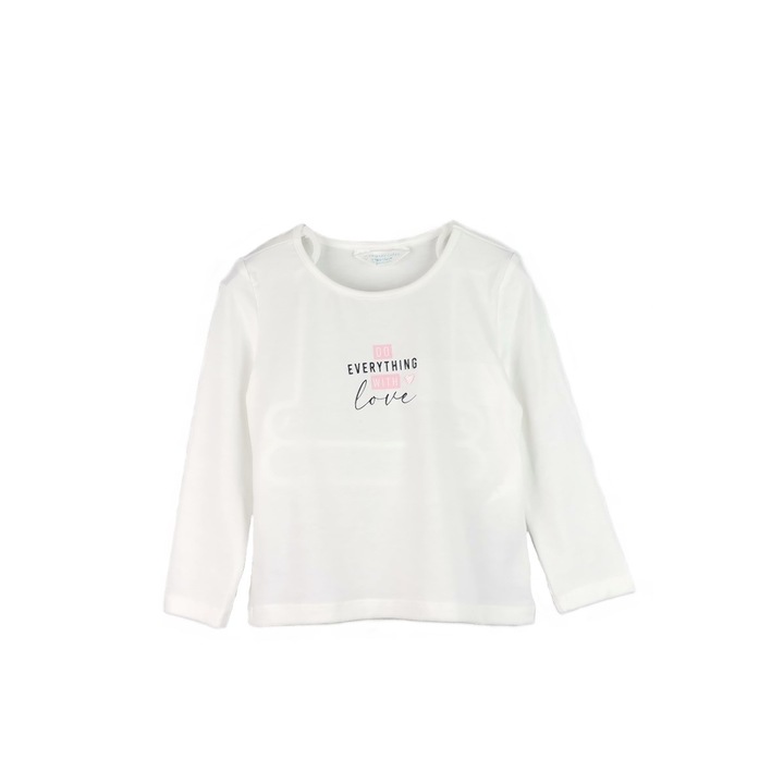 Bluza fetite love, Alb, Primark, Marimea 104 EU