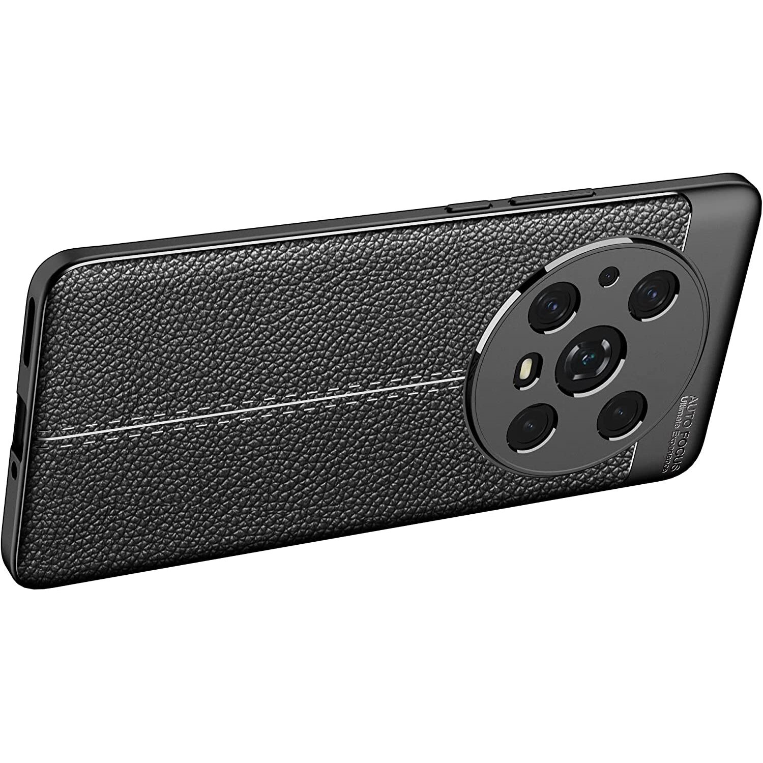 Husa pentru HONOR Magic4 Pro, Slim Antisoc, carcasa spate, Focus, Negru