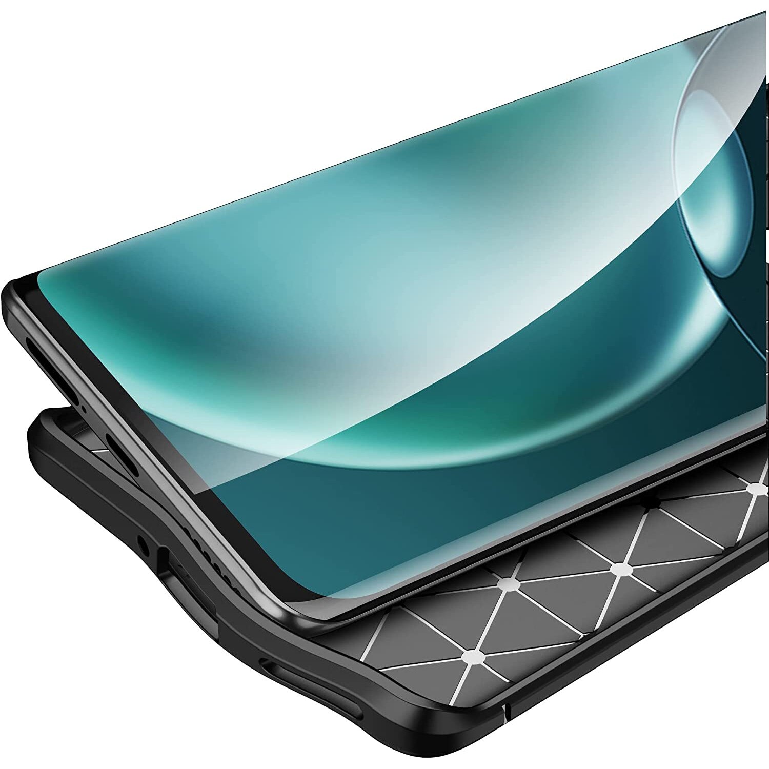 Husa pentru HONOR Magic4 Pro, Slim Antisoc, carcasa spate, Focus, Negru