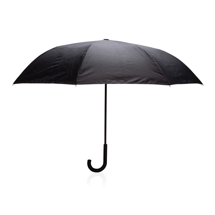 Реверсивен чадър XD Design, Полиетилен, 23-инчов, Антрацит, 76 x 105см