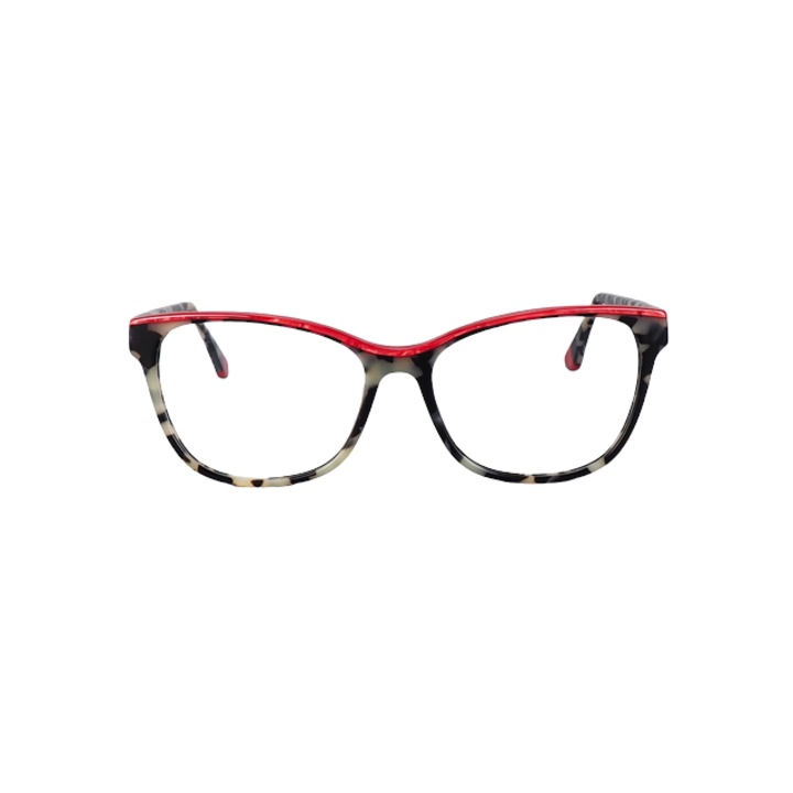 Дамски рамки за очила, червени, 54х16х140 мм