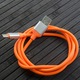 SIKS USB-C adatkábel, 1 m, narancssárga