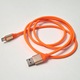 SIKS USB-C adatkábel, 1 m, narancssárga