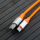 SIKS USB-C adatkábel, 1 m, narancssárga