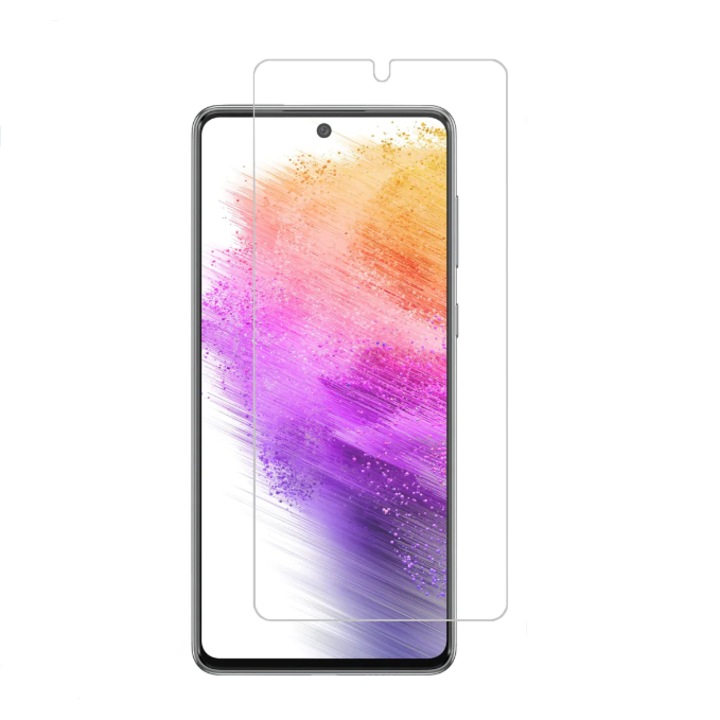 Üvegvédő fólia Samsung Galaxy A73 képernyőhöz, átlátszó