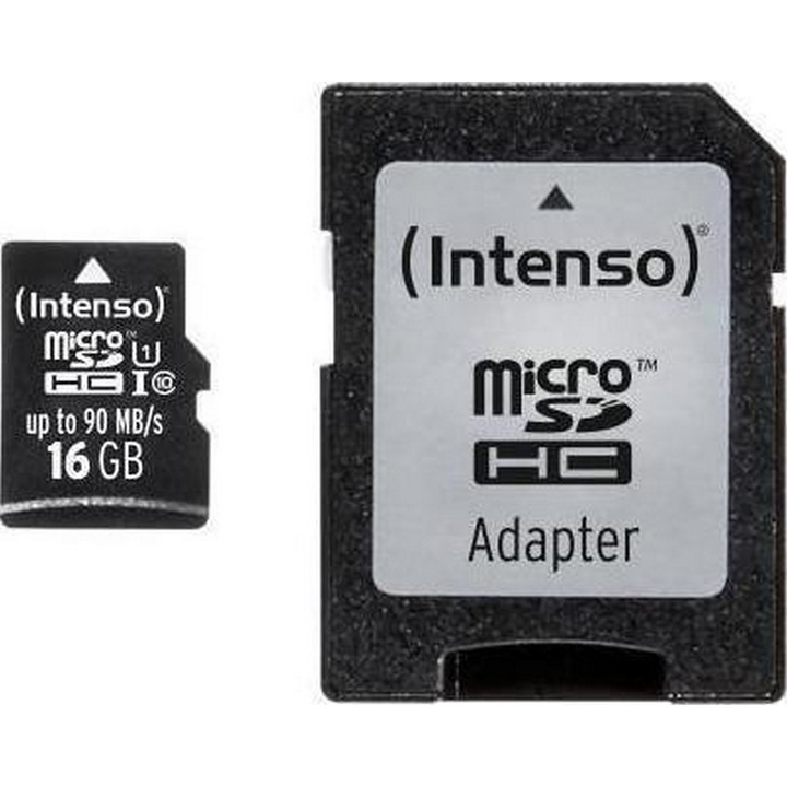 Micro SD Intenso 16GB карта Class 10 UHS-I Professional