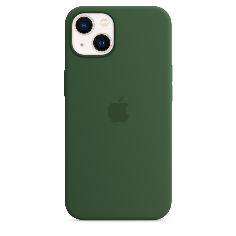 Husa de protectie Apple Silicone Case cu MagSafe, pentru iPhone 13, Verde