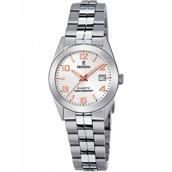 Ceas de dama Festina F20438/4, Quartz, 28mm, 10ATM