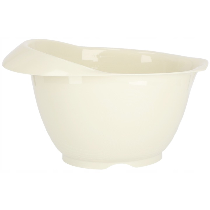 Купа за смесване Kotarbau, Пластмасова, Кремав, 4 л