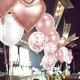Set 48 baloane CeruleTree, Latex, Rose Gold