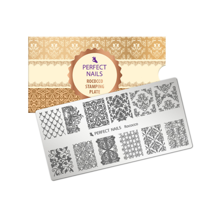 Шаблон за печат Perfect Nails, Rococco