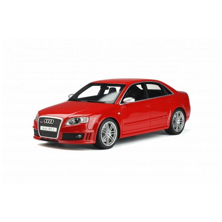 Macheta auto Audi RS 4 (B7) 4.2 FSI Misano Red 2006 LE 2500 pcs, 1:18 Otto