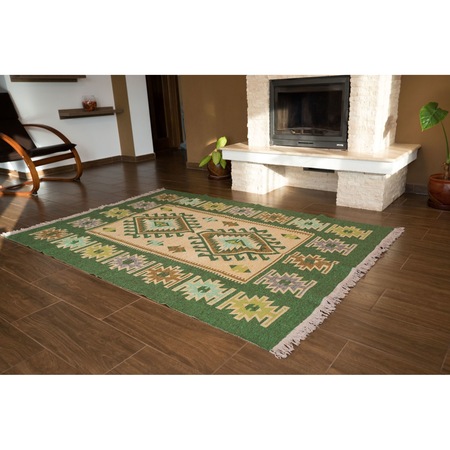 Covor din iuta Verde 120x180