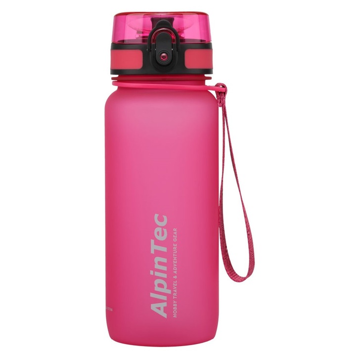 Бутилка, Alpin Tec, Tritan, 650 ml, розова