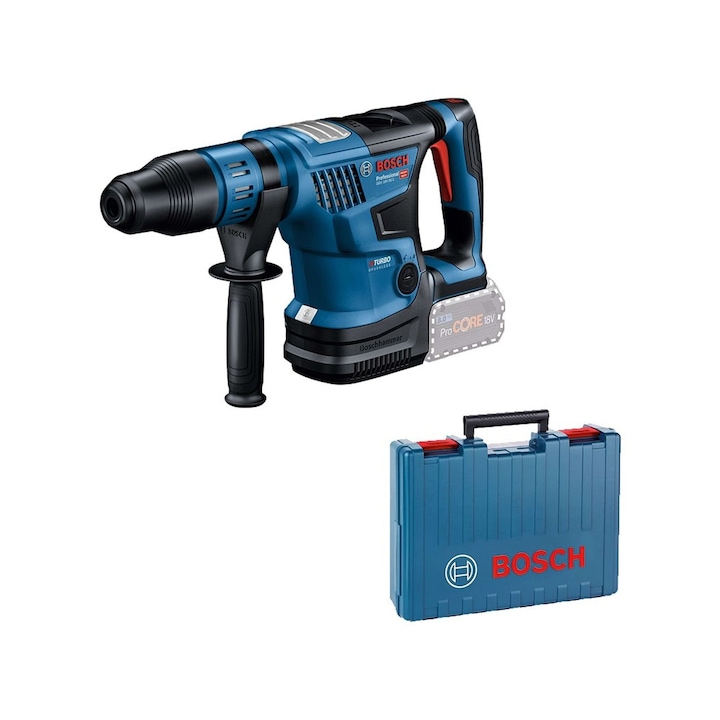 Ciocan rotopercutor Bosch GBH 18V-34 CF, Li-Ion, 5.8 J, Biturbo Brushless fara acumulator si incarcator