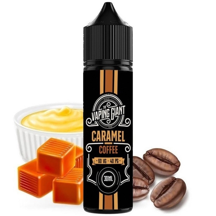 Lichid Tigara Electronica The Vaping Giant - Caramel Coffee, 30ml, 0mg/ml