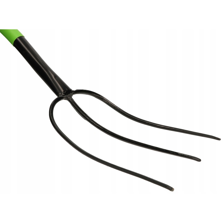 Furca cu 3 dinti Kotarbau, Pentru afanare, 1240 mm, Otel/ Metal, Negru/ Verde