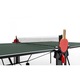 Masa de tenis interior Sponeta S1-42i, pliabila, 274x152.5x76 cm, cu sistem blocare, 4 roti duble, suport palete si mingi, fileu inclus, 3tecWOOD premium, 19 mm, antrenament solo