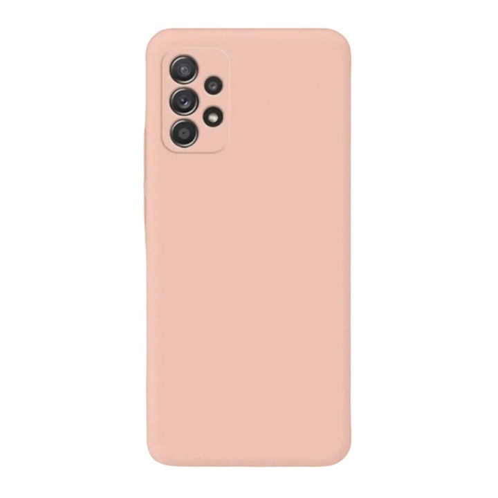 Samsung Galaxy A52 / A52 5G / A52s 5G kompatibilis tok vékony szilikon, SuperProtect kamera, mikroszálas belső, Rózsa 32.422