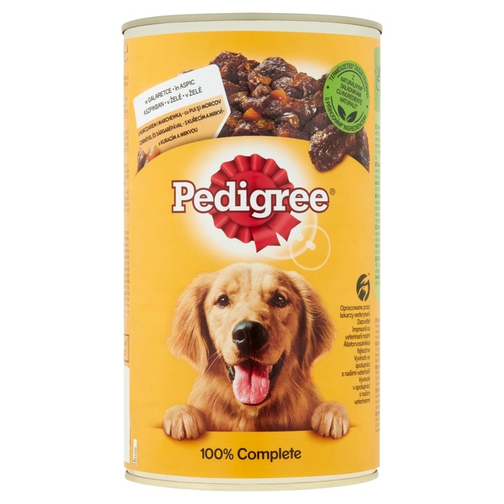 Pedigree konzerves kutyaeledel csirkével és sárgarépával, 1200 g