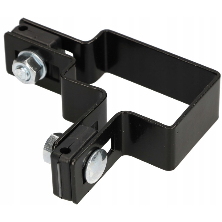 Clema de fixare pentru stalpi, Kotarbau, Otel, 40 x 60 mm, Negru