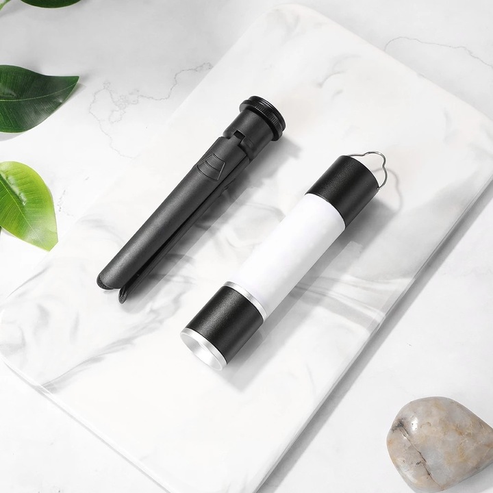 Lanterna de mana, Pyramid, Camping, Magnetica, Pescuit, Acumulator inclus, L105