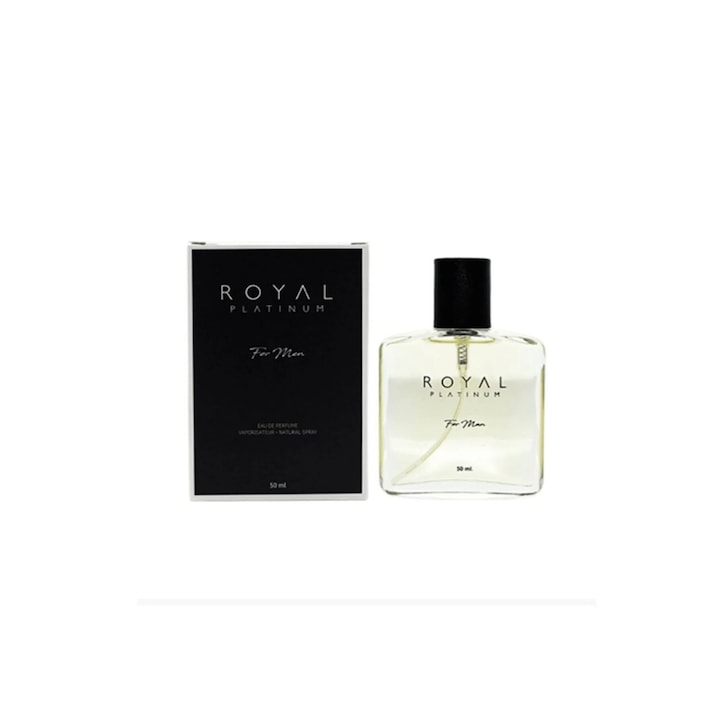 Royal Platinum M555 parfüm, Eau de Parfum, 50 ml, férfiaknak, Dior Sauvage ihlette