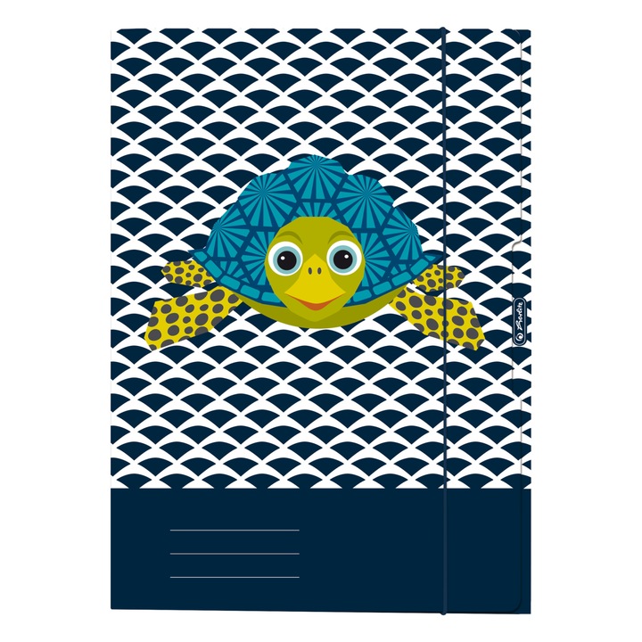 Herlitz Gumis mappa A4 Cute Animals Teknős