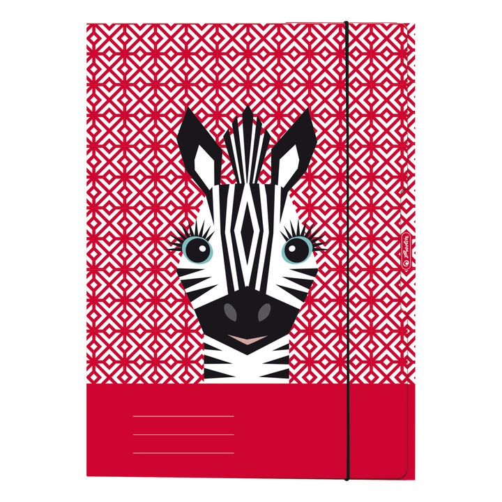 Dosar Herlitz Rubber folder A4 Cute Animals Zebra