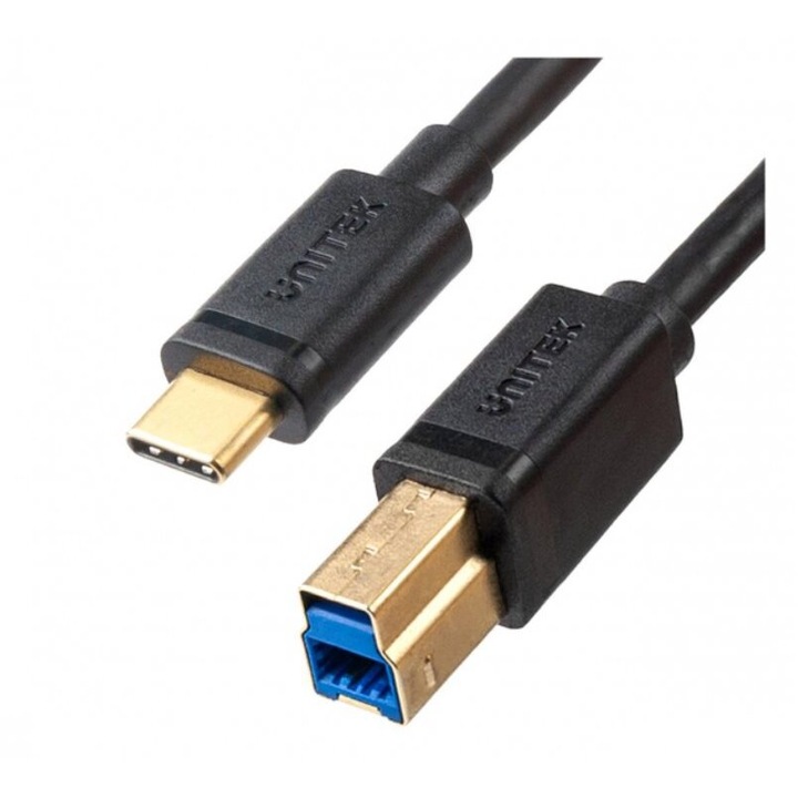 Cablu de date, UNITEK, USB-C la USB-B 3.0, 2m