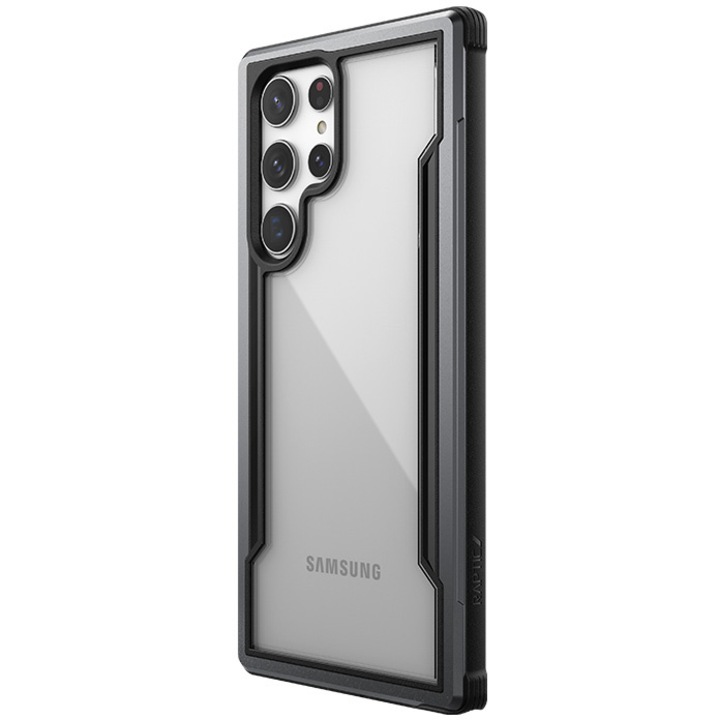 Калъф X-Doria Raptic Shield Pro за Samsung Galaxy S22 Ultra, антибактериален, черен