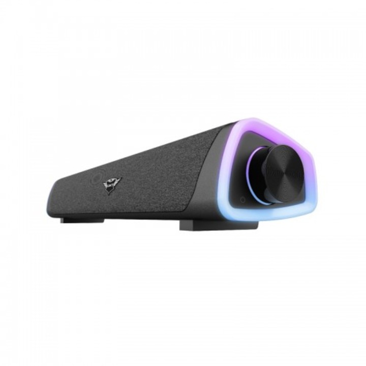 Високоговорители Trust Soundbar GXT 620 Axon, RGB осветление, черни